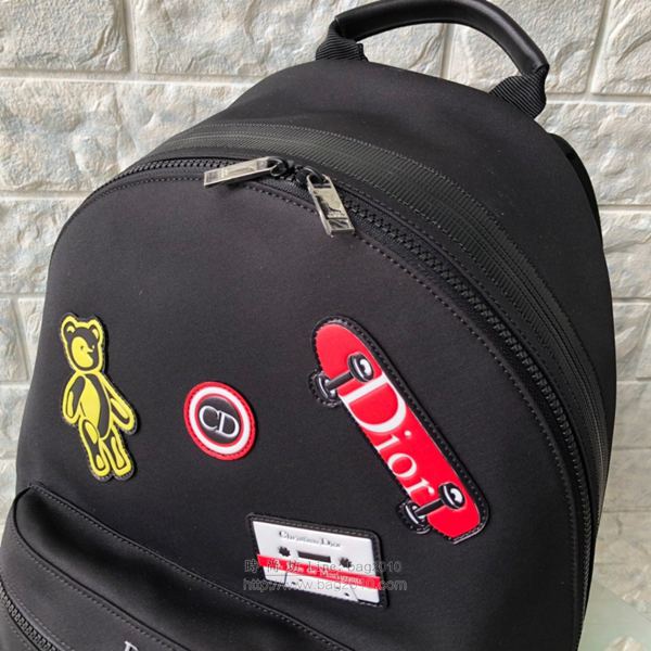 Dior包 迪奧雙肩包 Dior19專櫃夏款雙肩包 Dior帆布後背包  Dyd1244